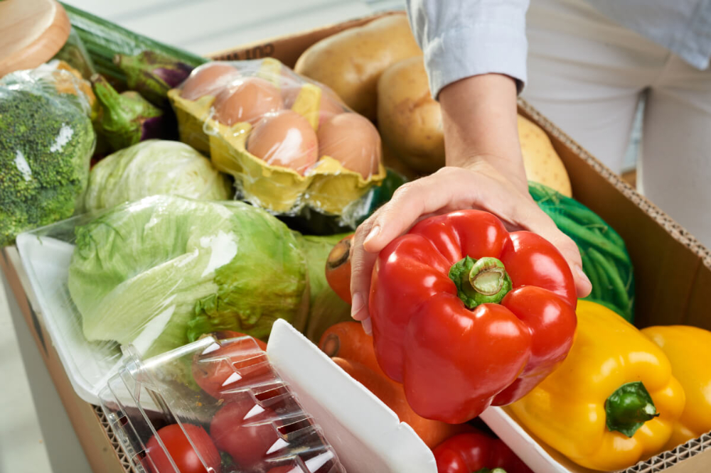 パプリカを含む野菜